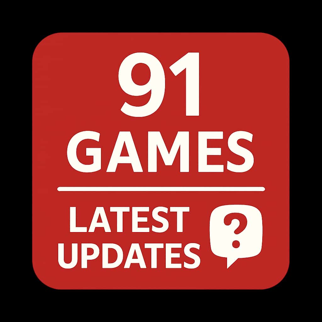 An icon signifying 91 Games Latest Updates.