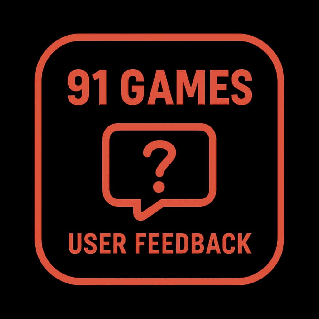 An icon representing 91 Games User Feedback.