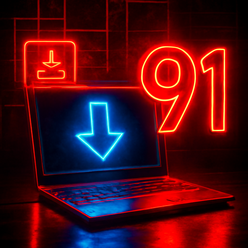 Diagram illustrating the 91 Games Update Process.