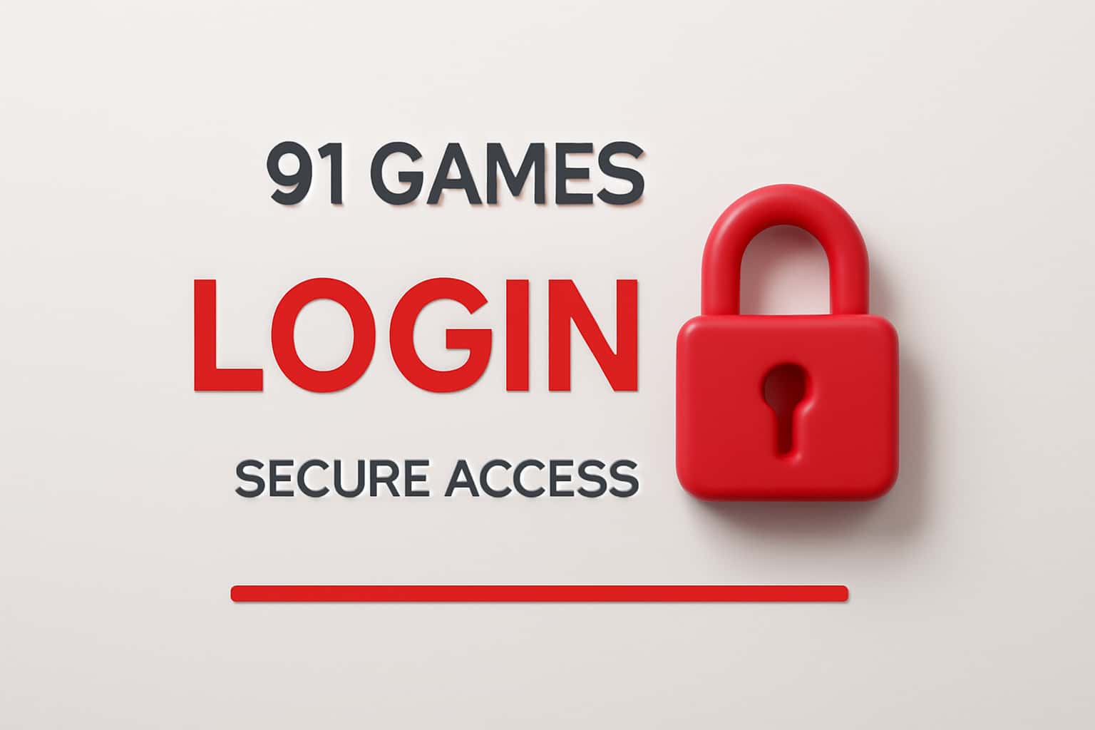 91 Games Login - Secure Access Interface