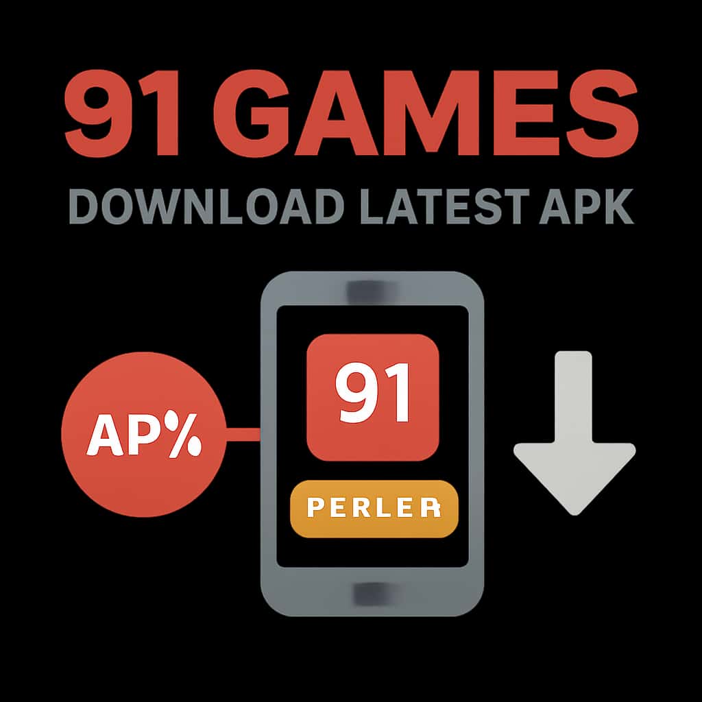 Illustration explaining the features of Download 91 Games Latest APK.