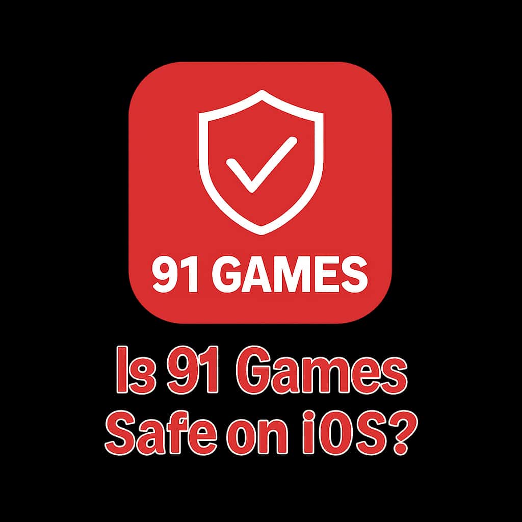 Icon depicting the safety analysis of 91 Games on iOS.